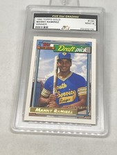 1992 TOPPS #156 MANNY RAMIREZ  RC ROOKIE TOPPS GOLD WINNER FIVE STAR MINT 9
