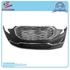 Fits 2018 2021 GMC Terrain Front Bumper Assembly Grilles Fog Lights Denali Style