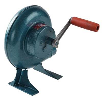 Manual BBQ Blower Hand Crank Blower Manual Cooking Air Blower for Camping