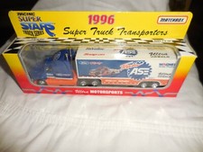 Matchbox Racing Super Stars Super Truck Transporters 1996 Ford Racing NIB
