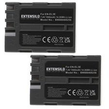 2 Batteries pour Nikon D900 D90 1900mAh 7,4V
