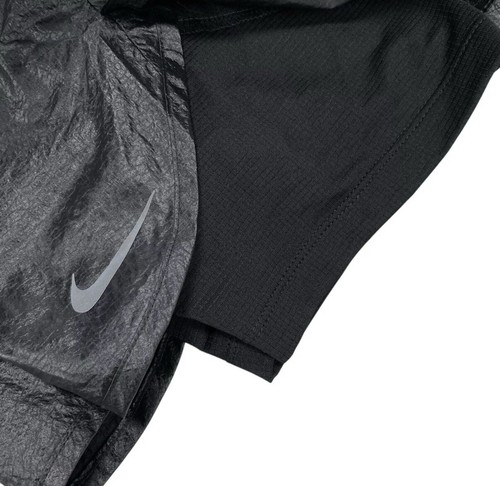 Nike Men's Run Division 7'' 2-in-1 Repel Shorts (Size M) Black FB8544-010 - Picture 5 of 12