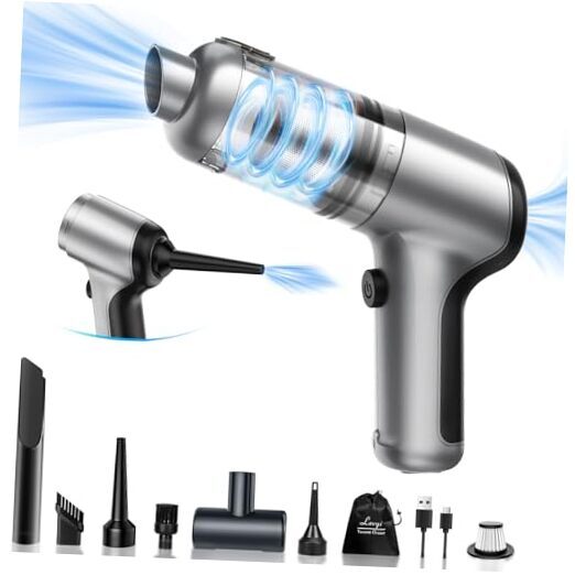 Handheld Car Vacuum Cleaner Cordless,16000Pa High Power Mini Car Vacuum & Air