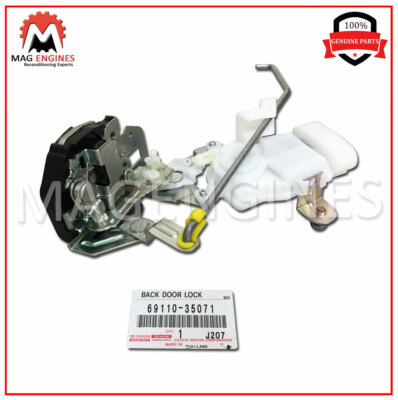 69110-35071 GENUINE OEM BACK DOOR LOCK W/MOTOR ASSY FOR FJ CRUISER