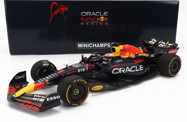 Modellauto Statisch Minichamps Red Bull F1 RB18 Verstappen Dutch 2022 1/18-image