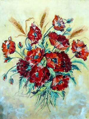 Franz Friedrich Christian Schütt. Blumenstilleben 1948.