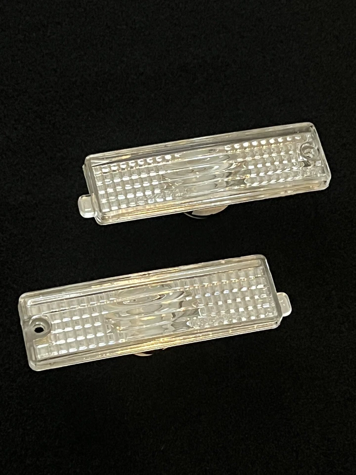 1993-2002 Chevy Camaro Firebird Rear Side Marker Lights Clear Diamond Cut Style - Image 2 of 4