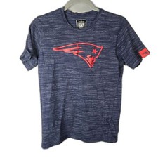 NFL Team Apparel Kids Unisex New England Patriots Team Logo T-Shirt Size XL