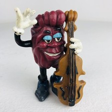 Vintage 1988 California Raisins Bass Player Figure by Calrab Applause
