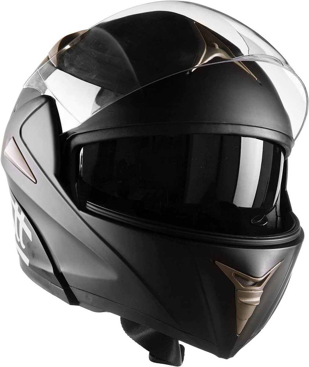 Casque Jet Moto Westt - Certifié ECE 22.06 - Double Visière - Taille S-XL