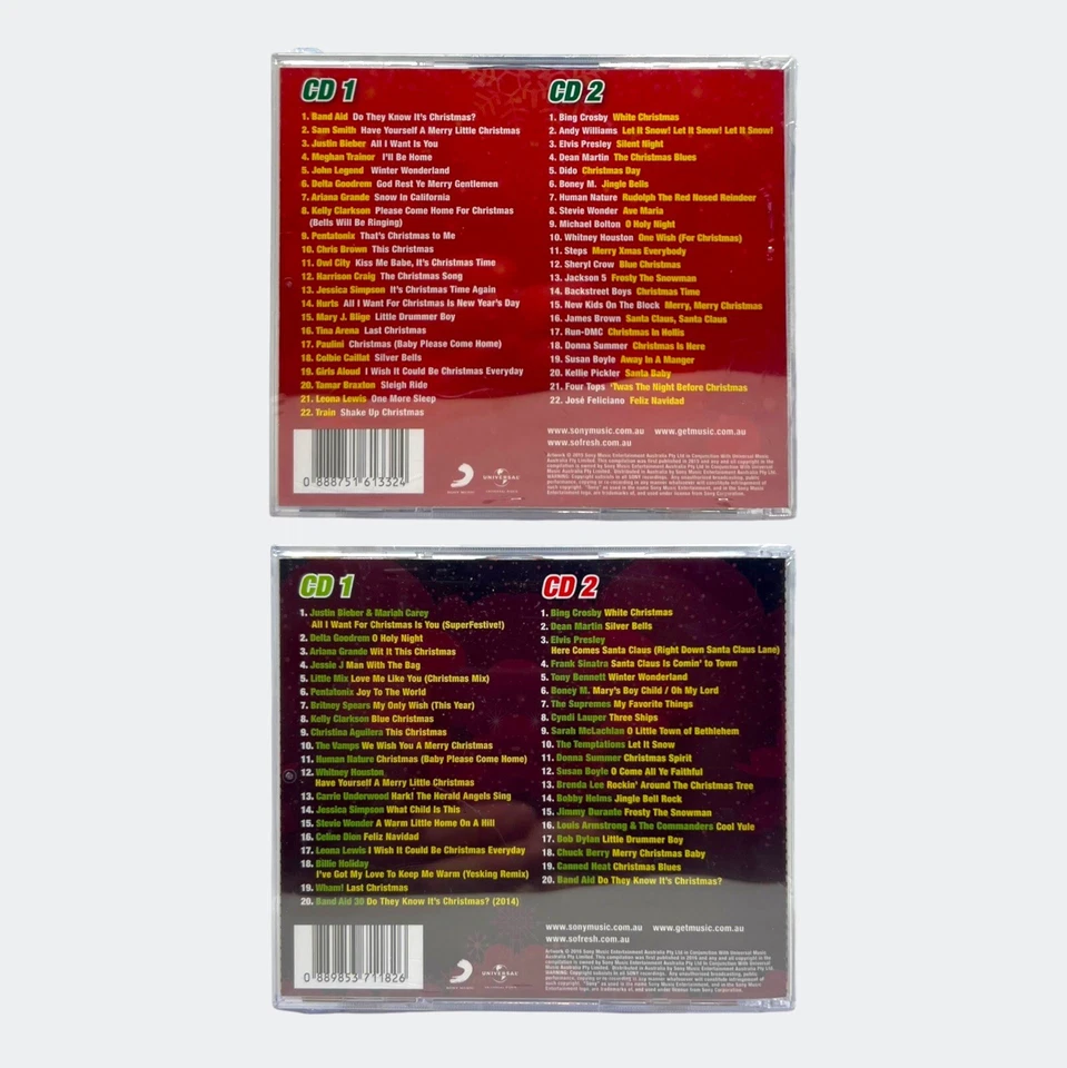 So Fresh: Songs of Christmas 2015 + 2016 CD Bundle (84 pistas) - Nuevo y sellado Foto 3 de 4