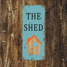 The Shed Vintage Style Metal Wall Sign