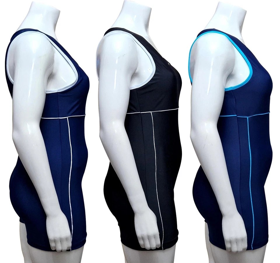 ACCLAIM Lyon 2 Colour Ladies Classic Fit Boy Leg Swimming Costume Swimsuit 2025 - Image 4 of 4