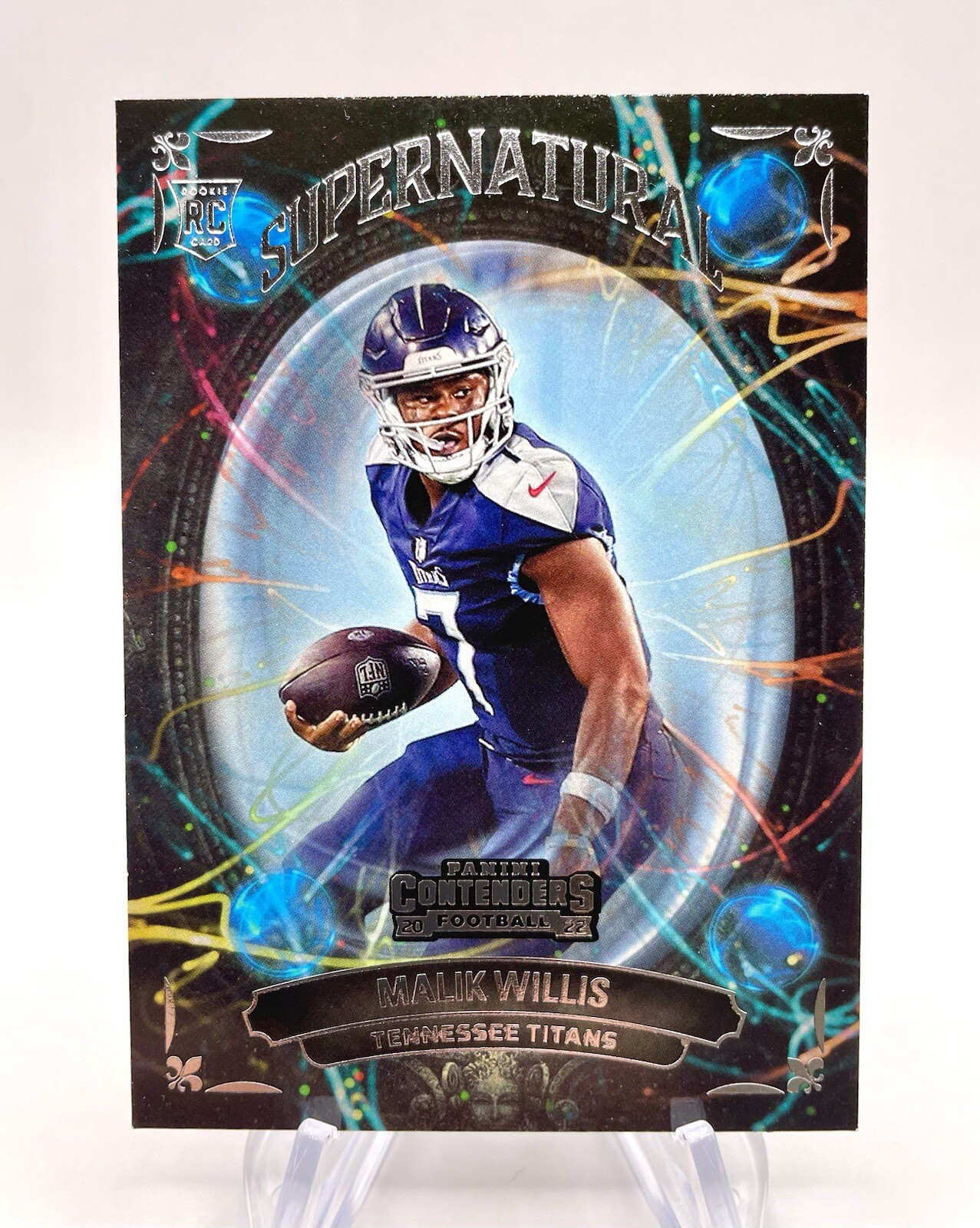 Malik Willis Panini Contenders Supernatural #SNMWI Base