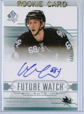 2014-15 SP Authentic Future Watch Auto #274 MELKER KARLSSON /999 AU RC