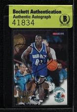 BAS 1996-97 NBA Hoops Rookies Tony Delk #285 Seal of Authenticity Auto Rookie RC