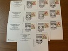 BERT BLYLEVEN BASEBALL HALL OF FAME INDUCTION PLAQUE POSTCARDS Lot of 10 w/stamp — photo 2