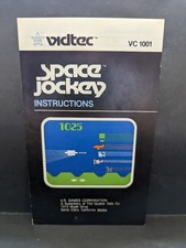 Space Jockey Game Atari 2600 Owner's Manual Original Authentic