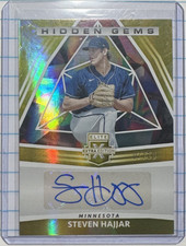 2022 Panini Elite Extra Edition - Hidden Gems Steven Hajjar #HG-SH Gold /10 (AU)