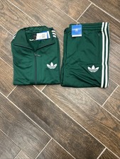 Adidas Originals Trefoil Firebird Tracksuit Dark Green Large New 2006 Y2K