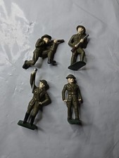 LOT OF 4 OLD WW1 CAST IRON SOLDIERS   bxA125