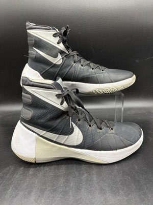 Nike Hyperdunk TB 2015 Black Gray Silver Basketball shoes Mens size 8