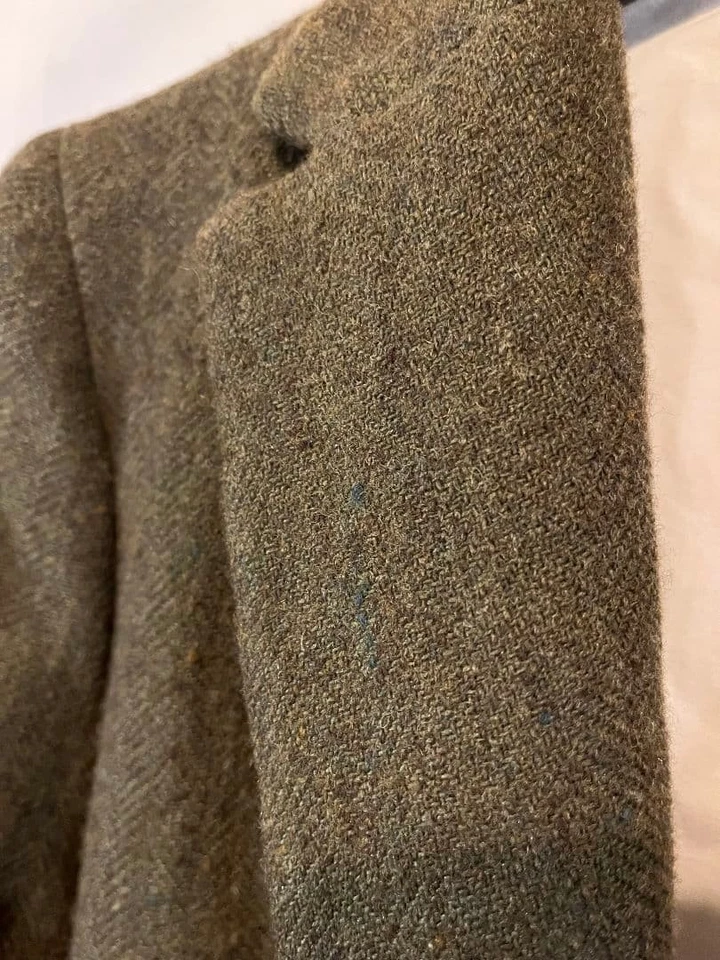 Conjunto Chaqueta y Pantalón Paul Harnden Tweed Oliva M Foto 4 de 4