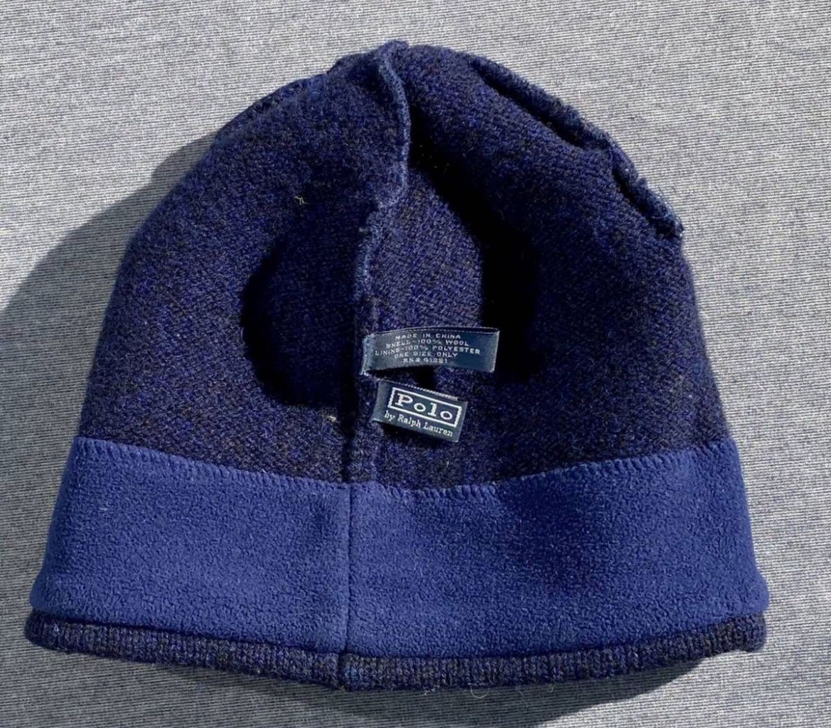 RALPH LAUREN Star Pattern Knit Cap RL02 Rare Edition Stylish Winter Hat Men's image 9