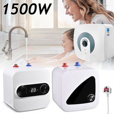 10/12/15L Electric Instant Hot Water Heater Under Sink Small Water Tank Kitchen