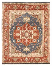 7'7" x 10'1" Vintage Hand Knotted Area Rug Traditional Oriental Wool Carpet