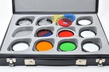 Lot of 11 Camera Lens Filters - Kenko 52mm Lens Filter Set with Case