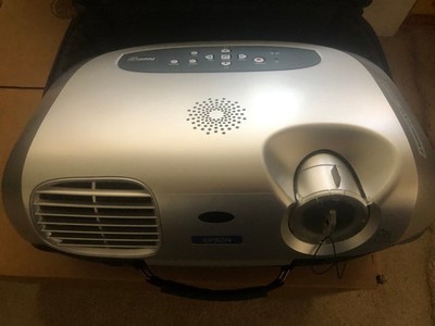 EPSON POWERLITE S1+ LCD PROJECTOR w/ SOFT CARRY CASE, REMOTE CONTROL, POWER CORD