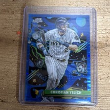 Topps Chrome Stadium Club MLB Autographed Trading Card Lot Yelich Rookie