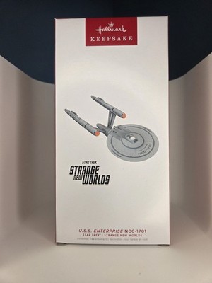 Hallmark Star Trek Ornament Strange New Worlds U. S. S. Enterprise NCC-1701 2022