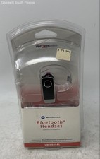 Motorola Black Universal Bluetooth Wireless Over The Ear Headset Factory Sealed