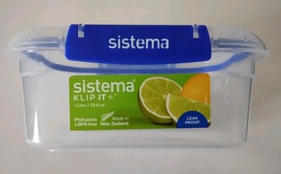 5 x Sistema Klip It + 1 Liter auslaufsicher