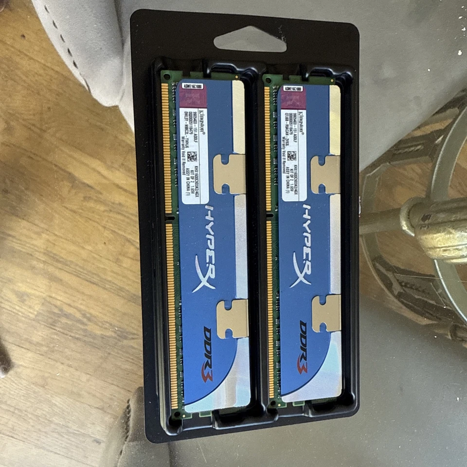 Kingston HyperX 4GB (2x2GB) RAM PC3-12800 DDR3-1600 SDRAM KHX1600C8D3K2/4GX - Image 2 of 2