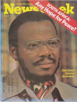 NEWSWEEK magazine-may 23,1977-GATASHA BUTHELEZI-SOUTH AFRICA:ANY HOPE FOR PEACE?