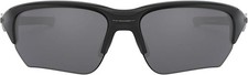 Oakley Mens OO9363 Flak Beta Rectangular Sunglasses Polished Black/Black Iridium