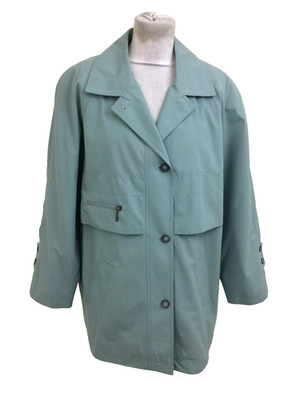 Dannimac Women's Jacket Size M/L Duck Egg Zip Pockets L/Sleeve New F1