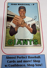 1967 TOPPS JUAN MARICHAL. HOF, GIANTS GREAT!