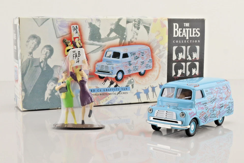 The Beatles Corgi Classics Bedford Graffiti Van w/figures 1997 (Factory Wrapped) - Image 3 of 4