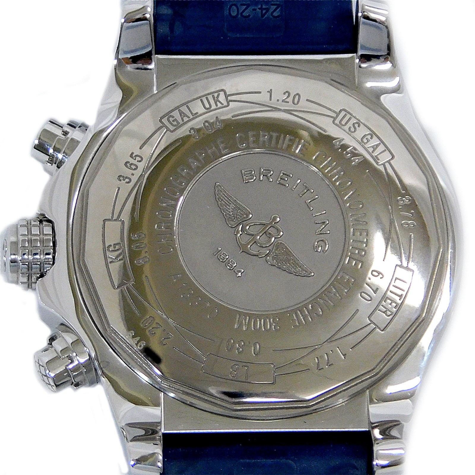 BREITLING Super Avenger chrono A13370 S. Steel Automatic Men's Watch #1379B image 4