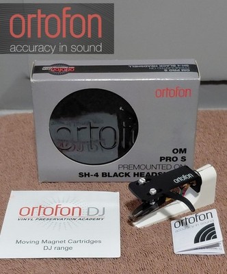 Ortofon OM Pro S Pre-mounted with SH-4 Headshell - open box