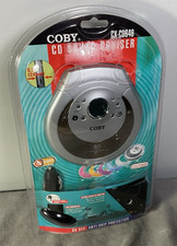 Coby Portable CD Player Model CX-CD646 Silver Car Adapters New Sealed