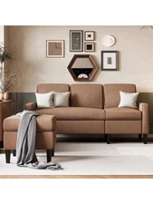 Sectional Sofa Couch L Shaped Convertible Sofa Set for Small Space Living Room