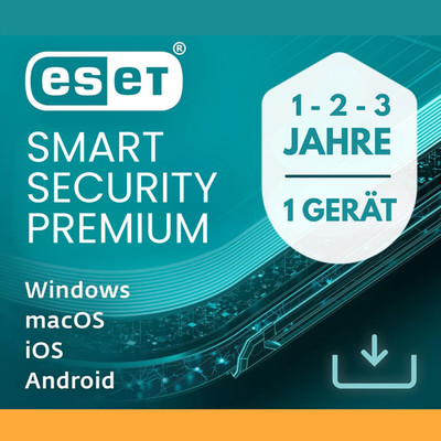 ESET Smart Security Premium 2026   1, 2, 3 Jahre 1 Gerät   Weltweite Aktivierung