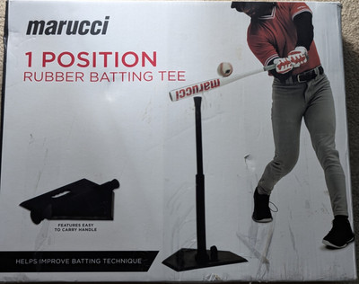 Marucci 1 Position Rubber Batting Tee Pre-owned Overall Good Condition Baseball