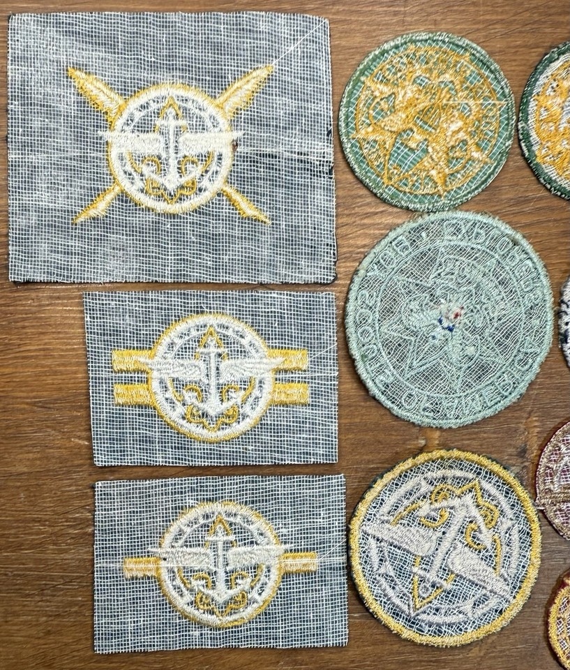 VTG 1950s/1960s Set 11 Rank Award Explorer Program Boy Scouts of ...