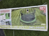 Sportspower Sport Pro 10ft Trampoline Safety Enclosure Kids 4-16 Years| Fast 🚚